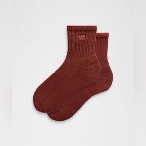 NWT Lululemon Unisex Daily Essential Quarter Sock in Rockwood